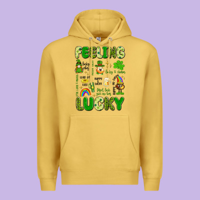 Feeling Lucky Premium Hoodie Designed By Artiststas