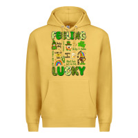 Antique Gold feeling lucky Premium Hoodie - Artiststas