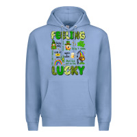 Colony Blue feeling lucky Premium Hoodie - Artiststas