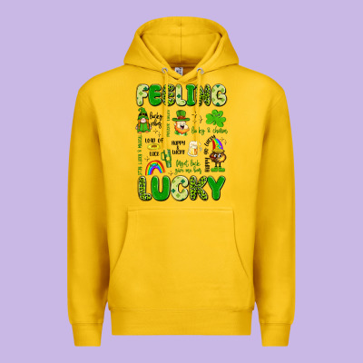 Feeling Lucky Premium Hoodie Designed By Artiststas