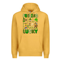 Mustard feeling lucky Premium Hoodie - Artiststas
