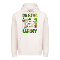 Pale Pink feeling lucky Premium Hoodie - Artiststas