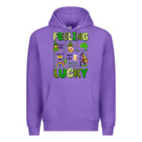 Purple feeling lucky Premium Hoodie - Artiststas