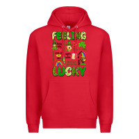 Red feeling lucky Premium Hoodie - Artiststas