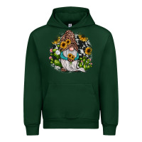 Forest Green gnomes sunflower cactus Urban Hoodie - JahusDesignShop