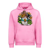 Fuchsia Pink gnomes sunflower cactus Urban Hoodie - JahusDesignShop