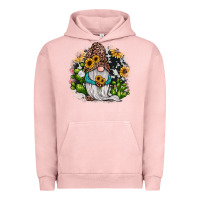 Pigment Salmon gnomes sunflower cactus Urban Hoodie - JahusDesignShop