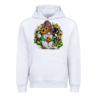White gnomes sunflower cactus Urban Hoodie - JahusDesignShop