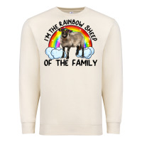 Sandshell i'm the rainbow sheep of the family suffolk sheep black face sheep Premium Sweatshirt - RanaPortraitStore