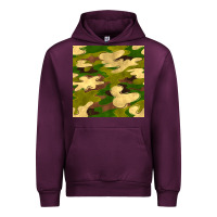 Mauve Wine camouflage seamless pattern Urban Hoodie - BundleAndBundleShop