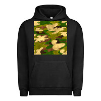 Pigment Black camouflage seamless pattern Urban Hoodie - BundleAndBundleShop