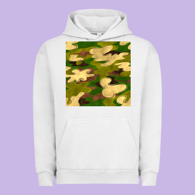 Camouflage Seamless Pattern Urban Hoodie Designed By Bundleandbundleshop