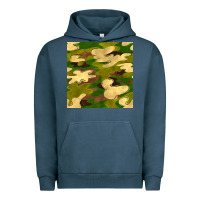 Pigment Midnight Navy camouflage seamless pattern Urban Hoodie - BundleAndBundleShop