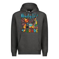 Charcoal Heather ready to rock 3rd grade Premium Hoodie - JahusDesignShop