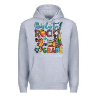Heather Grey ready to rock 3rd grade Premium Hoodie - JahusDesignShop