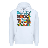 White ready to rock 3rd grade Premium Hoodie - JahusDesignShop