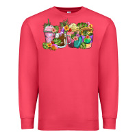 Cardinal tropical coffee cups Premium Sweatshirt - Zillion Design Studio