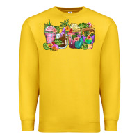 Lemon tropical coffee cups Premium Sweatshirt - Zillion Design Studio
