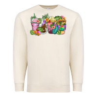 Sandshell tropical coffee cups Premium Sweatshirt - Zillion Design Studio