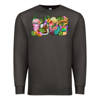 Smoke tropical coffee cups Premium Sweatshirt - Zillion Design Studio