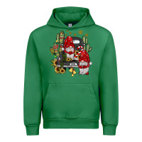 Emerald farm truck,noel gnome Urban Hoodie - JahusDesignShop