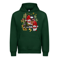 Forest Green farm truck,noel gnome Urban Hoodie - JahusDesignShop