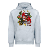 Heather Grey farm truck,noel gnome Urban Hoodie - JahusDesignShop