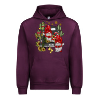 Mauve Wine farm truck,noel gnome Urban Hoodie - JahusDesignShop