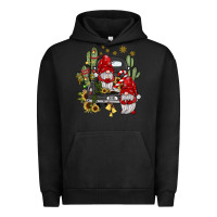 Pigment Black farm truck,noel gnome Urban Hoodie - JahusDesignShop