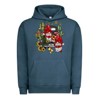 Pigment Midnight Navy farm truck,noel gnome Urban Hoodie - JahusDesignShop