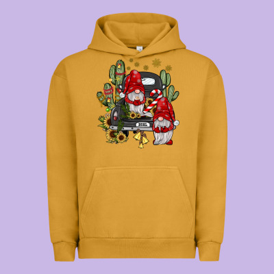 Farm Truck,noel Gnome Urban Hoodie Designed By Jahusdesignshop