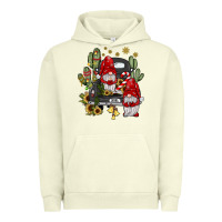 Pigment Pistachio farm truck,noel gnome Urban Hoodie - JahusDesignShop