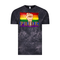 Cloud Black lgbtq  flag and hand pride Vintage Tee - Artiststas