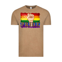 Vintage Coffee lgbtq  flag and hand pride Vintage Tee - Artiststas