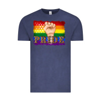 Vintage Denim lgbtq  flag and hand pride Vintage Tee - Artiststas