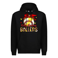 Black busy raising ballers Premium Hoodie - Artiststas
