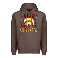 Coffee busy raising ballers Premium Hoodie - Artiststas