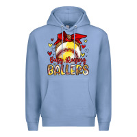 Colony Blue busy raising ballers Premium Hoodie - Artiststas
