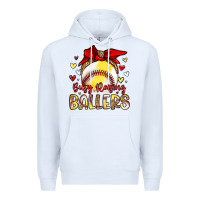 White busy raising ballers Premium Hoodie - Artiststas