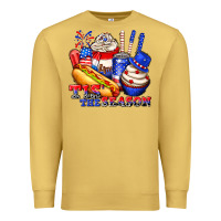 Antique Gold tis the season billie wilder Premium Sweatshirt - texasbilliewilder