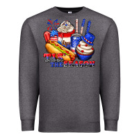Charcoal Heather tis the season billie wilder Premium Sweatshirt - texasbilliewilder
