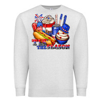 Oatmeal Heather tis the season billie wilder Premium Sweatshirt - texasbilliewilder