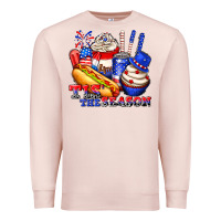 Pale Pink tis the season billie wilder Premium Sweatshirt - texasbilliewilder