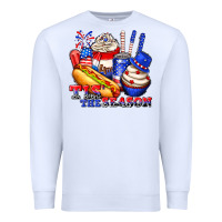 White tis the season billie wilder Premium Sweatshirt - texasbilliewilder
