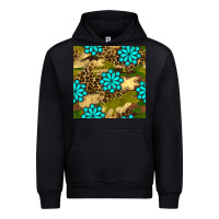 Black camouflage leopard gemstone seamless pattern Urban Hoodie - BundleAndBundleShop