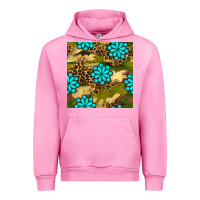 Fuchsia Pink camouflage leopard gemstone seamless pattern Urban Hoodie - BundleAndBundleShop