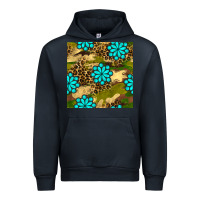 Navy camouflage leopard gemstone seamless pattern Urban Hoodie - BundleAndBundleShop