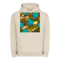 Pigment French Oak camouflage leopard gemstone seamless pattern Urban Hoodie - BundleAndBundleShop