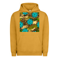 Pigment Peanut Butter camouflage leopard gemstone seamless pattern Urban Hoodie - BundleAndBundleShop