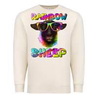 Sandshell rainbow sheep suffolk sheep Premium Sweatshirt - RanaPortraitStore